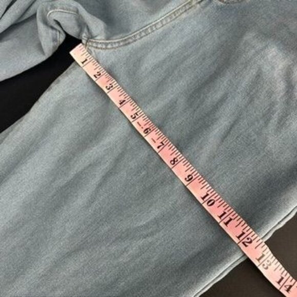 Love For Humanity Light Wash Baggy Wide Leg Jeans sz 9 - Picture 8 of 9